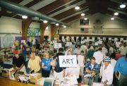 One of the highlights of a Martha's Vineyard summer is the Friends of the West Tisbury Library's annual book sale held in late July in the West Tisbury School gym.